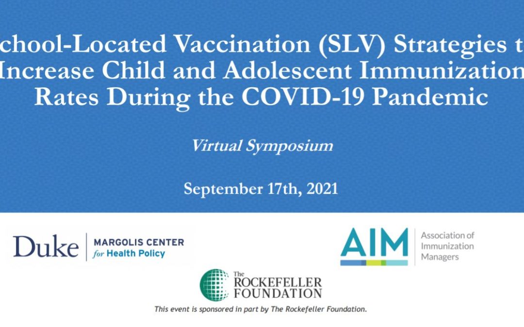 School-Located Vaccination Strategies to Increase Child and Adolescent Immunization Rates